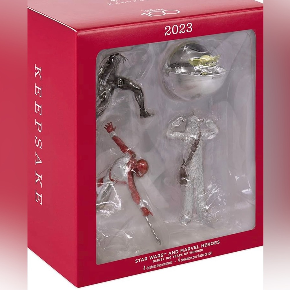 Hallmark Keepsake Christmas Ornament Disney 100 Years Wonder Star Wars &Marvel